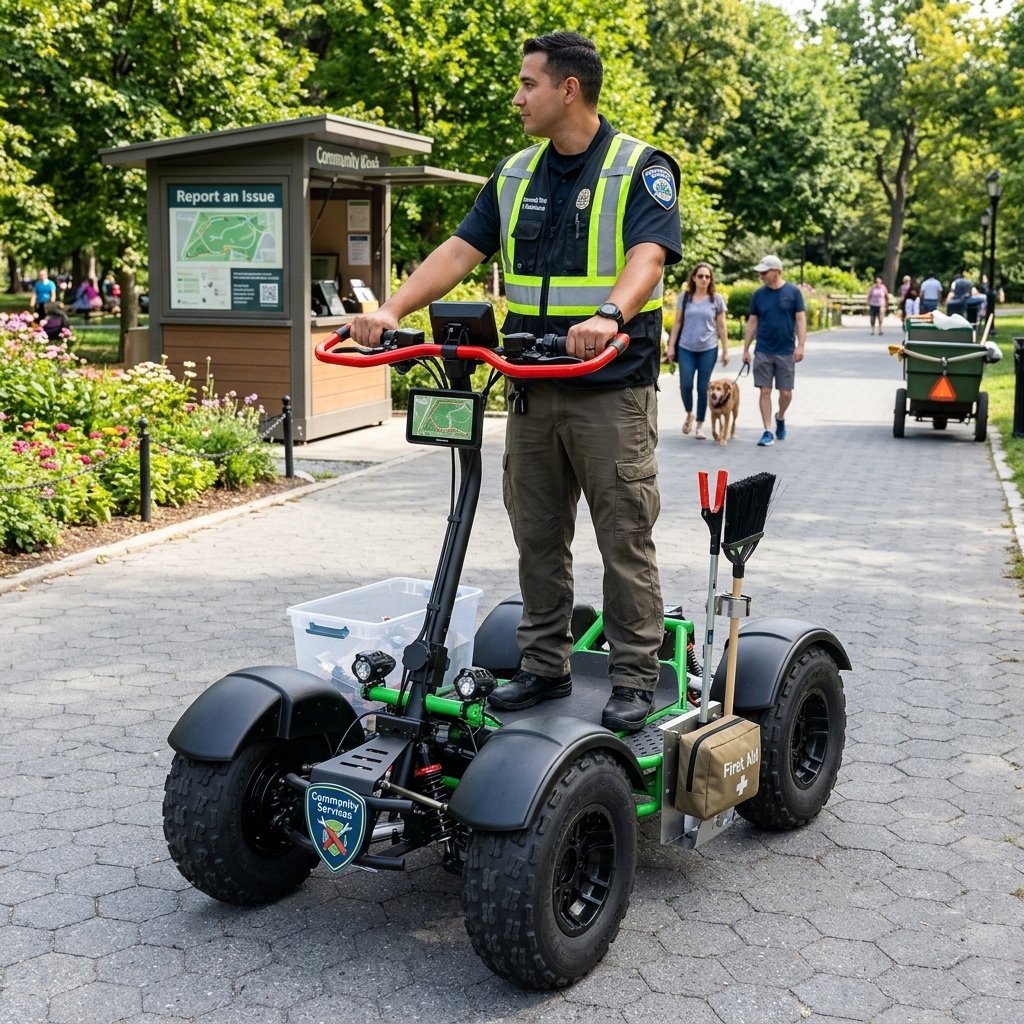 Stand Up ATV Security Patrol