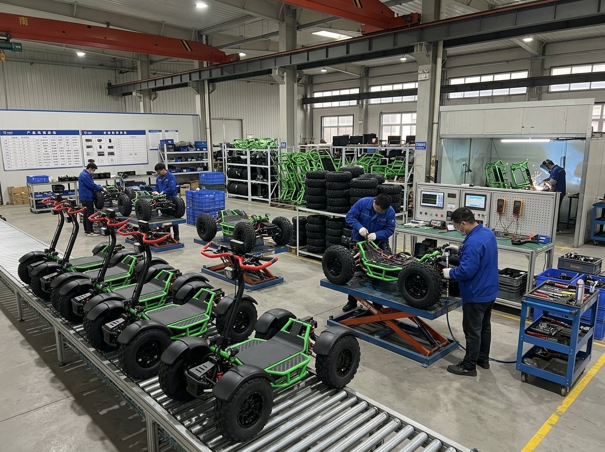 Electric Stand Up ATV Factory